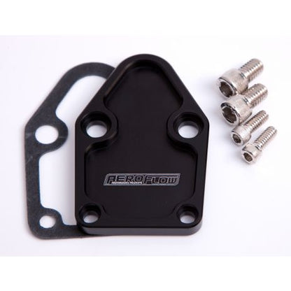 Aeroflow Billet Fuel Pump Block-Off Plate