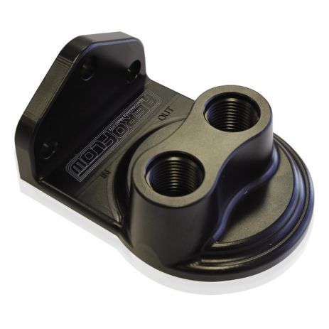 Aeroflow Billet Remote Oil Filter Top Entry