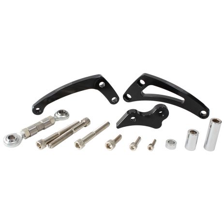 Aeroflow Low Mount Billet Alternator Bracket Suit SB Chevy