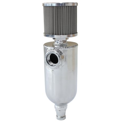 Aeroflow Universal Breather Tank - Polished