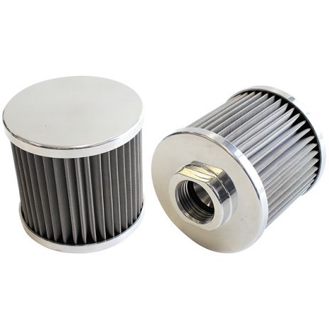 Aeroflow Stainless Steel Billet Breather with Female Thread