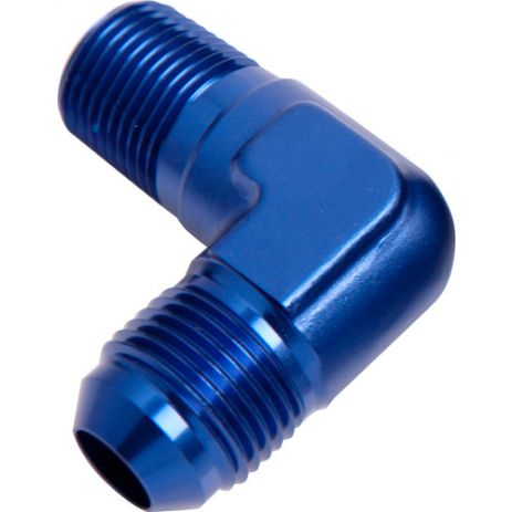 90 Deg Male  NPT To AN Adapter Aeroflow
