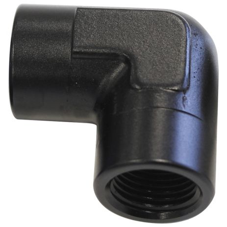 90 deg NPT Female Coupler Aeroflow