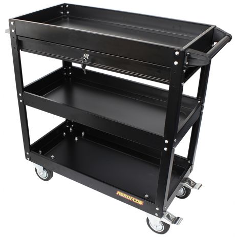 Aeroflow Workshop Trolley 3 Tier